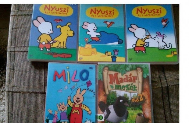 Nyuszi s a varzsecset Milo Thomas Madrmesk DVD mese j