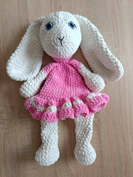 Nyuszi horgolt plüss kb.50cm