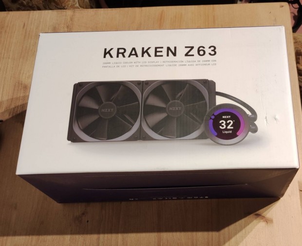 Nzxt Kraken Z63 280mm Vzht + LGA1700-as rgzt