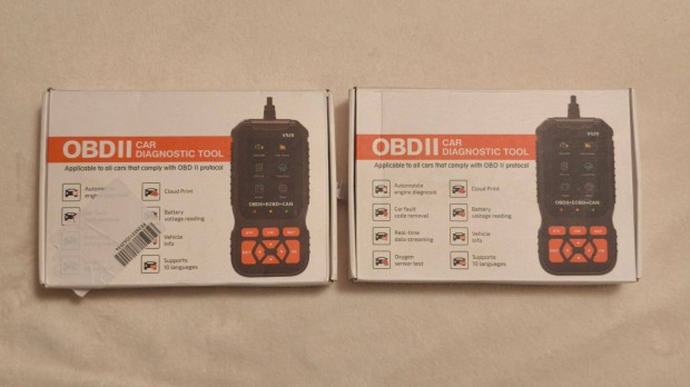OBD 2 V520 Aut� diagnosztika hibak�d olvas� t�rl�