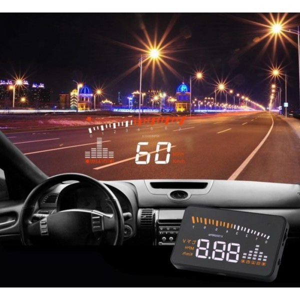 OBD HUD Head Up Display sz�lv�d�re vet�t� fed�lzeti computer