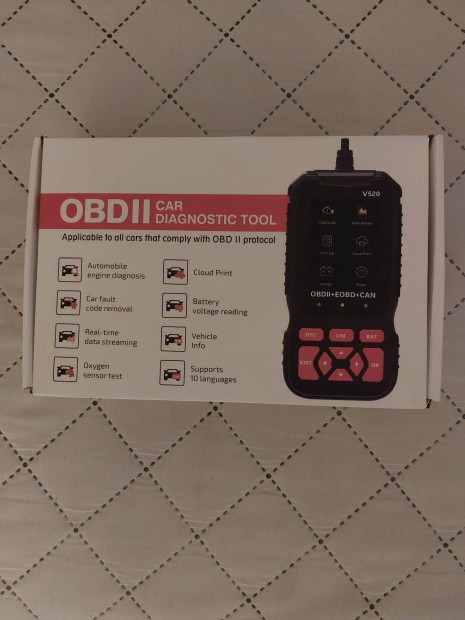 OBD V520 hibakd olvas