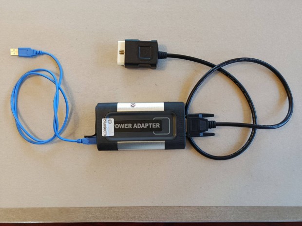 OBD hibakód olvasó PC-re laptopra USB Bluetooth