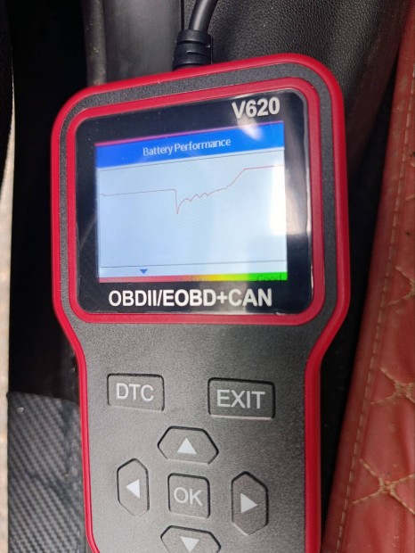 OBD scanner hibakd olvas 