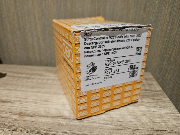 OBO Túlfeszültség védő V20-3+Npe-280 (2-es típus) OBO 5095253