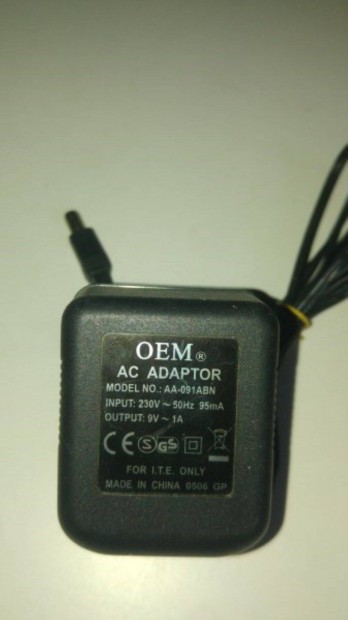 OEM AA091ABN AC adapter 9V/1A