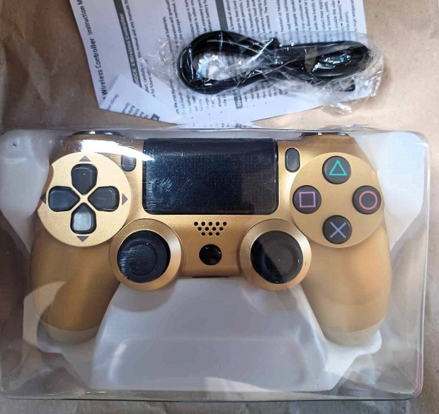 OEM Playstation 4 Wireless Controller Gold Packeta az Árban!