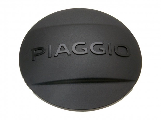 OEM fekete "PIAGGIO" variátorfedél sapka - Aprilia, Gilera,
