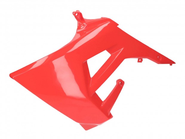 OEM piros baloldali zemanyagtartly borts - Derbi Senda R 50, Senda