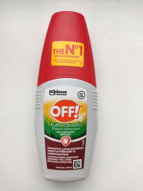 OFF sznyog- s kullancsriaszt spray 25% pikardin tartalommal