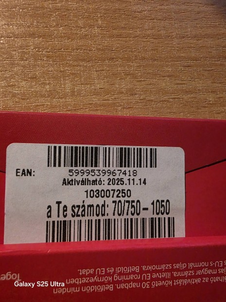 ONE Könyü Telefonszám 750.10.50.
