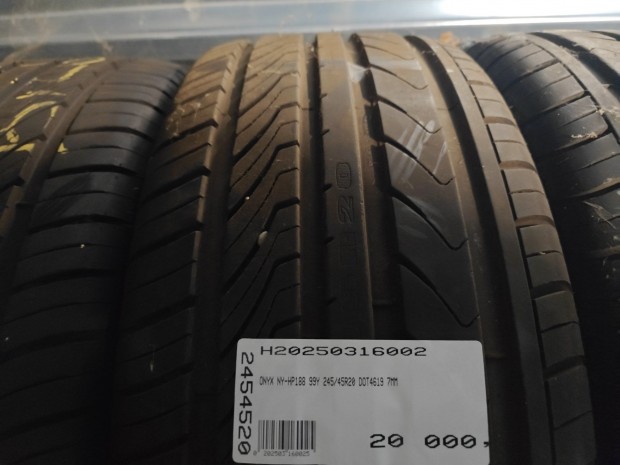 ONYX NY-HP188 99Y 245/45R20 DOT4619 7MM HASZNÁLT GUMI Y 99 |