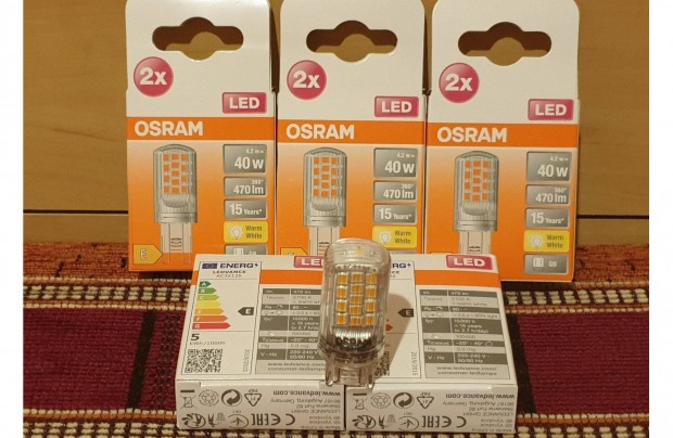 OSRAM LED izz g G9 foglalat 4,2W = 40W (meleg fehr) j