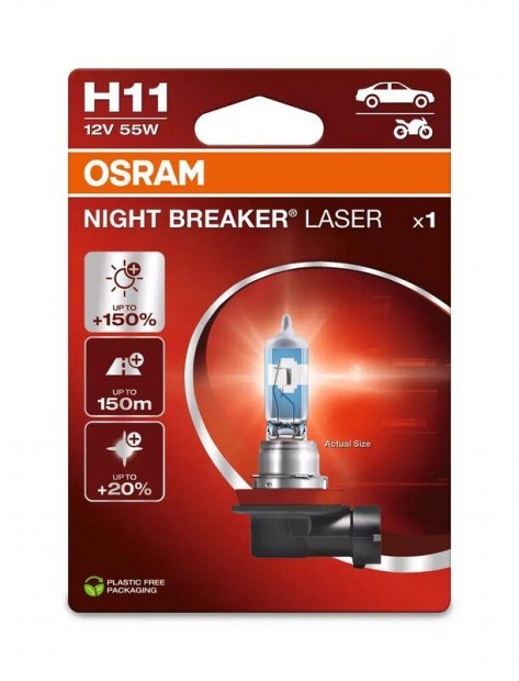 OSRAM Night Breaker Laser izz H11 12V/55W - X1
