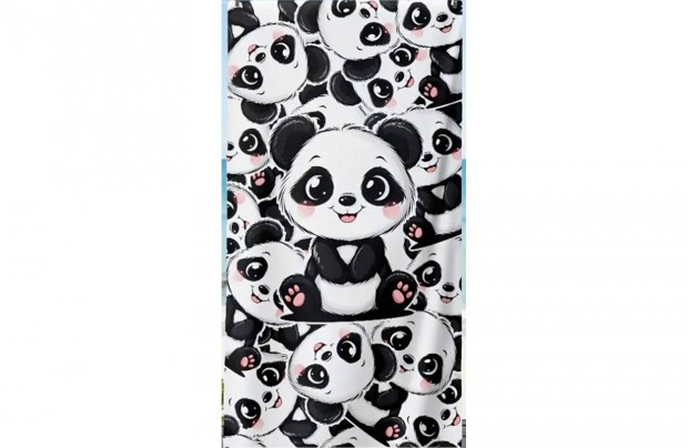 OTT61 - Panda mints egyoldalas frottr trlkz, frdleped 70x140c