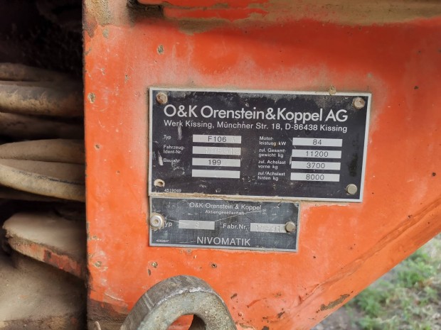 O&K F106A Autgrder 