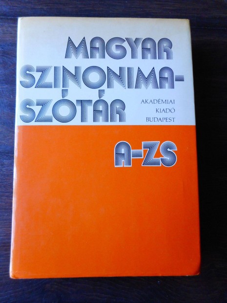 O.Nagy Gábor - Ruzsiczky Éva Magyar Szinonima szótár