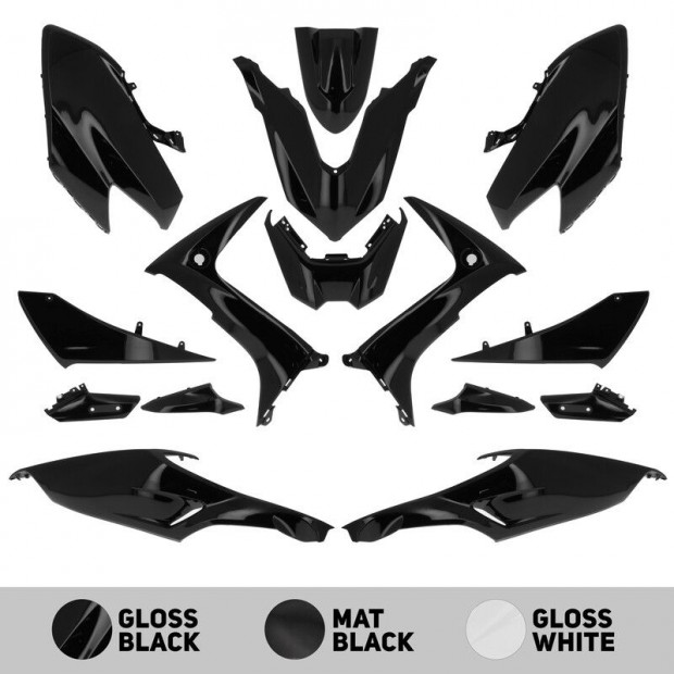 O PARTS Verseny Karosszéria Készlet Fehér - Yamaha T-Max 560 (20-21)