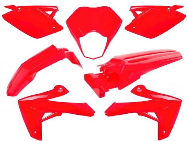 O PARTS műanyag készlet O PARTS fényes piros - Rieju MRT/MRT Pro 50 (0