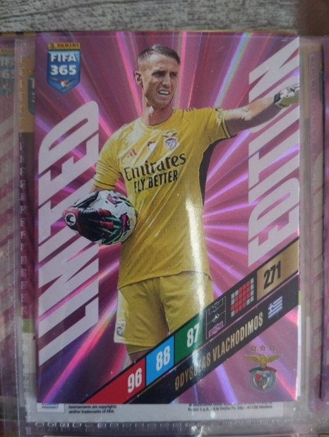 O. Vlachodimos (Benfica) FIFA 365 2024 Limited edition focis krtya