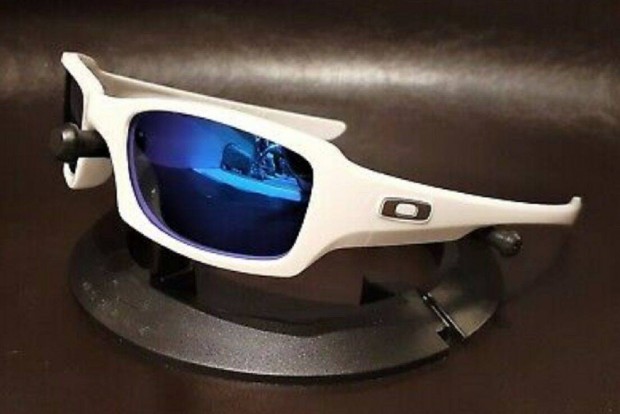 Oakley Fives Squared - White / Sapphire Polarized j elad