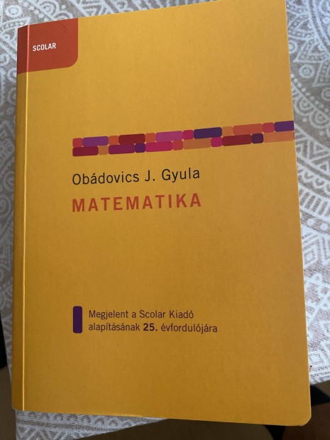 Obdovics J. Gyula: Matematika (2022)