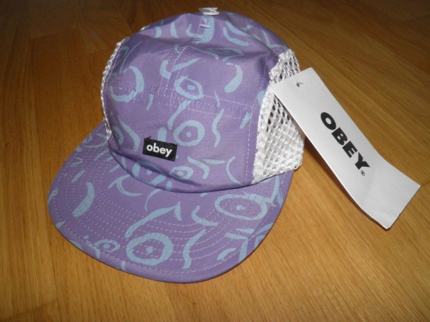 Obey Scribbles Camp Cap 5 Panel Snapback Baseball Sapka - j - 35Eur