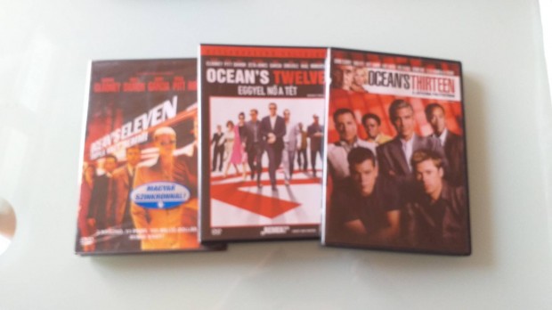 Ocean Eleven trilgia DVD -George Clooney Matt Danon Julia Roberts