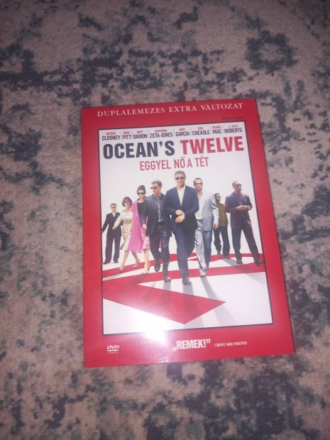 Ocean's Twelve DVD Film Dupla lemezes Magyar szinkronos