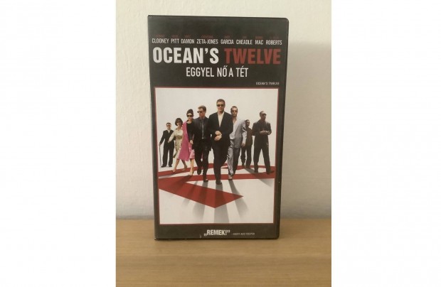 Oceans Twelve Eggyel n a tt VHS kazetta