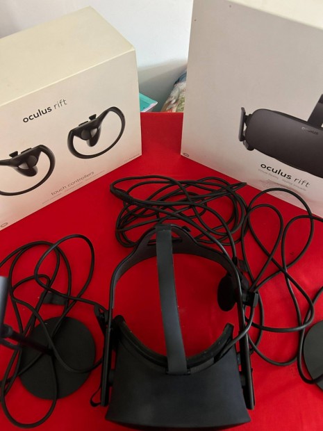 Oculus Rift VR komplett szett, kontrollerrel, rzkelkkel dobozban