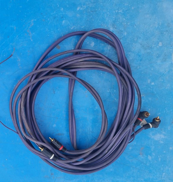 Oehlbach Auto Hi-Fi Audio k�bel aranyozott RCA dug�val