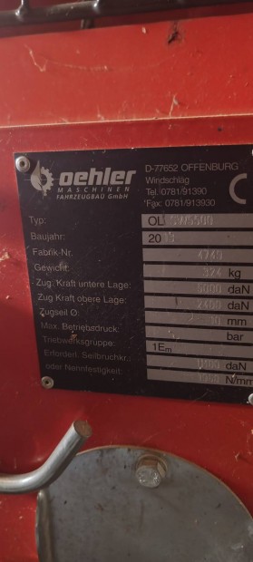 Oehler sw 5500 erdszeti csrl+70 mter fktl