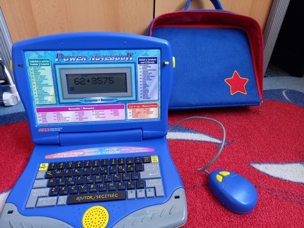 Oktató laptop matek, zene, rajz, játék román és magyar nyelvű 