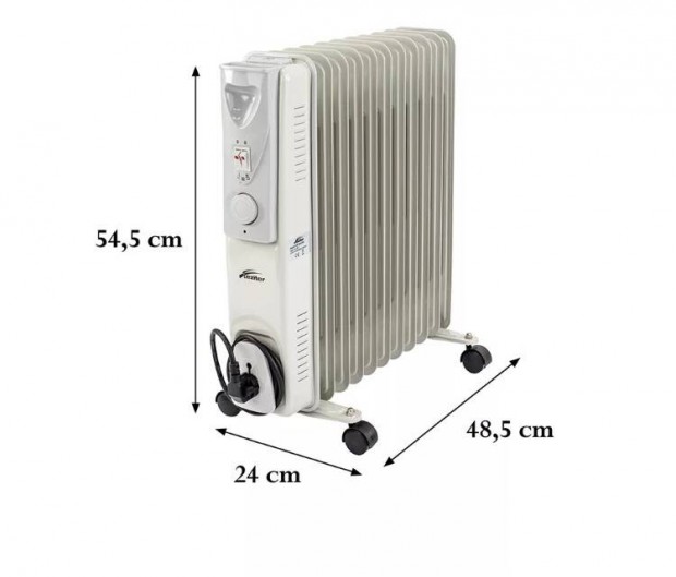 Olajraditor 2500w