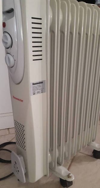 Olajradiátor 9 tagos termosztátos 2000w max