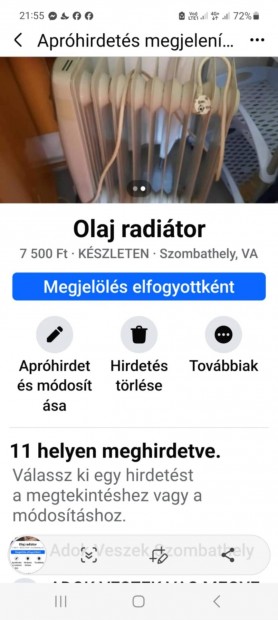 Olajradiator villanyos sieszta klyha