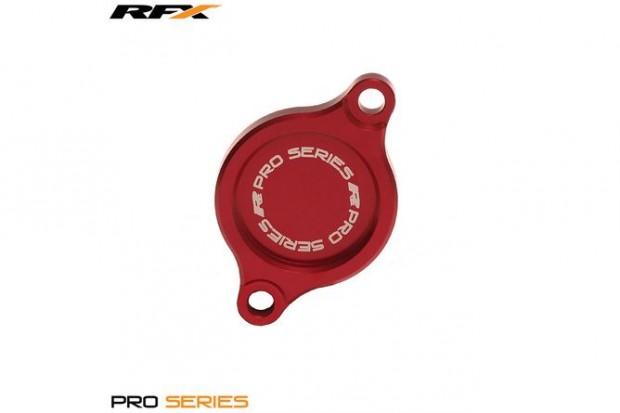 Olajszűrő fedél RFX Pro piros Suzuki RM-Z 250 / 450