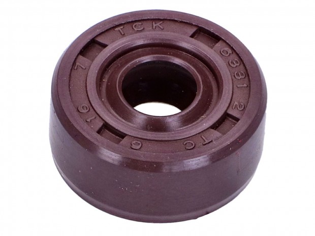 Olajtömítés meghajtó tachométer TCK 6x16x7mm barna Simson S51, S53, S7