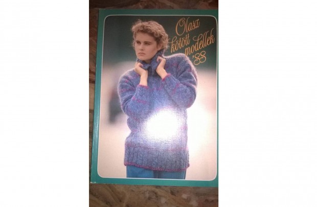 Olasz kötött modellek '88 divatmagazin, magazin, újság