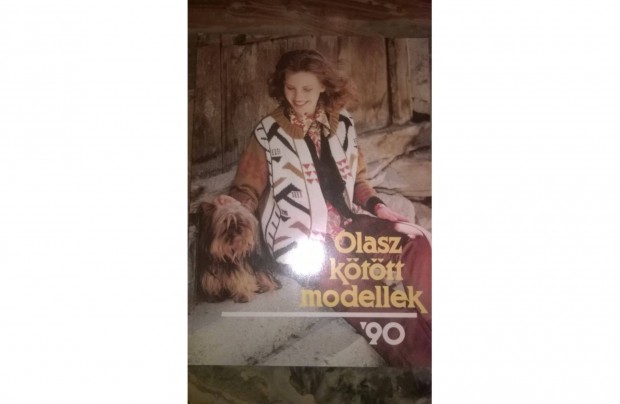 Olasz kötött modellek '90 divatmagazin, magazin, újság