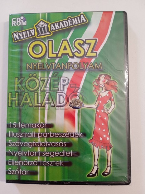 Olasz nyelvtanfolyam -kzphalad CD-ROM 