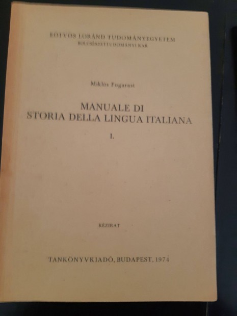 Olasz nyelvtanknyvek