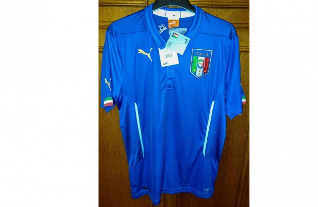 Olasz válogatott 2014-16 kék eredeti Puma mez (L, 2XL)