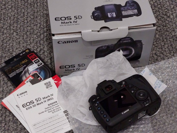 Olcsóbb Lett! Canon EOS 5D Mark IV Digitális tükörreflexes gépváz