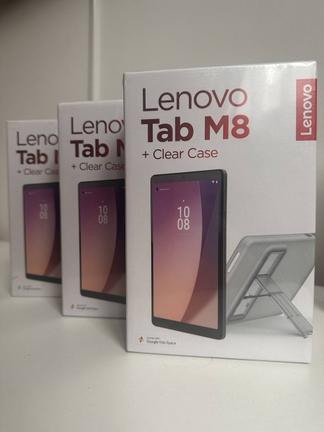 Olcsn Bontatlan Lenovo Tab M8 + Clear Case Tart