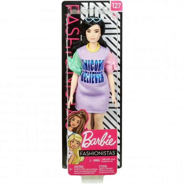 Olcsn j Mattel Barbie Fashionistas Bartnk Unikornis ruhban Fxl60