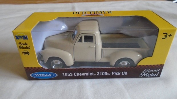 Old Timer - 1953 Chevrolet 3100 Pick Up - Diecast Metal Aut Diorma