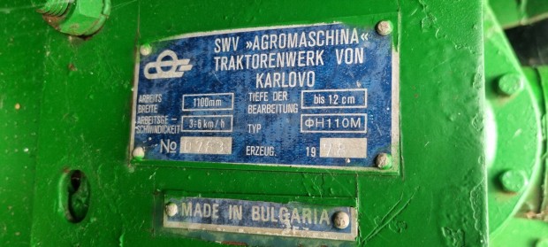 Oldalazó talajmaró eladó