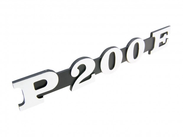 Oldalsó "P200E" felirat - Vespa P 200 E